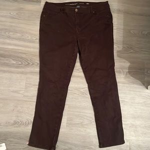 DARK BROWN SKINNY JEANS NEW